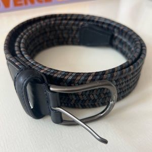 Men’s Andersons Woven Leather Belt - Size 40